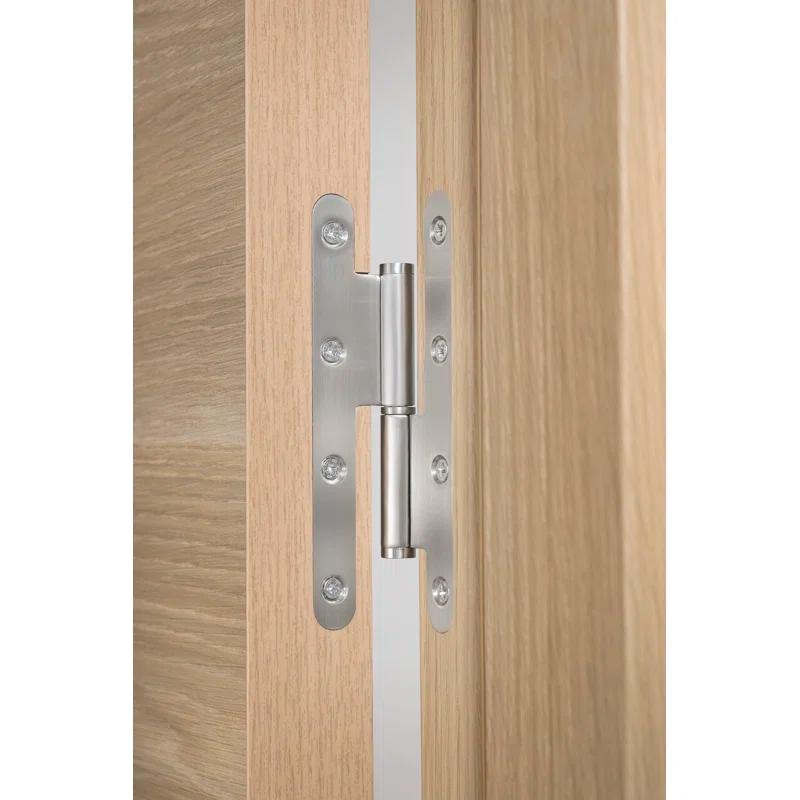LEGNORI Modern Pre-Hung Italian Interior Door White Oak Prefinished  Urban Liso