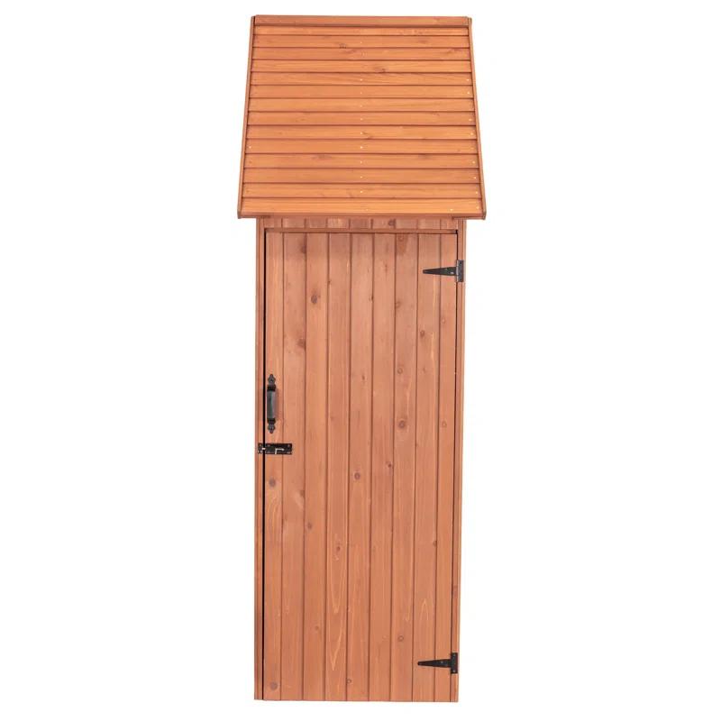 Leisure Season 4 ft. W x 2.5 ft. D Solid Wood Lean-To Storage Shed