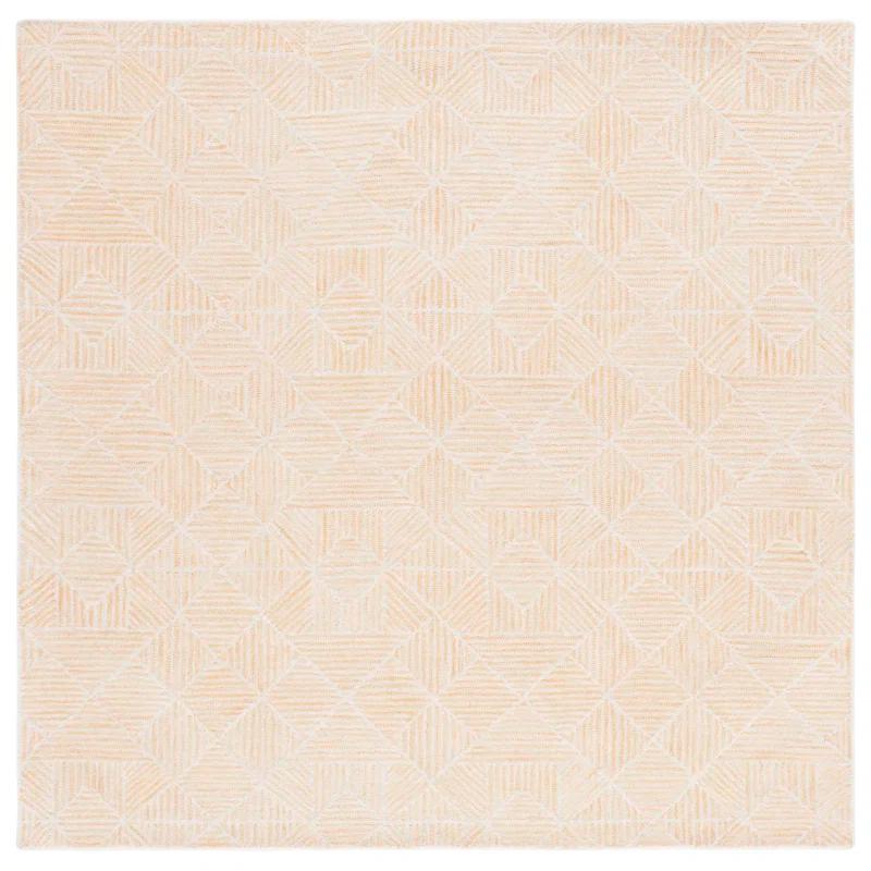 Foundry Select Hoopeston Hand Tufted 0.8 Wool 0.2 Cotton Geometric Rug