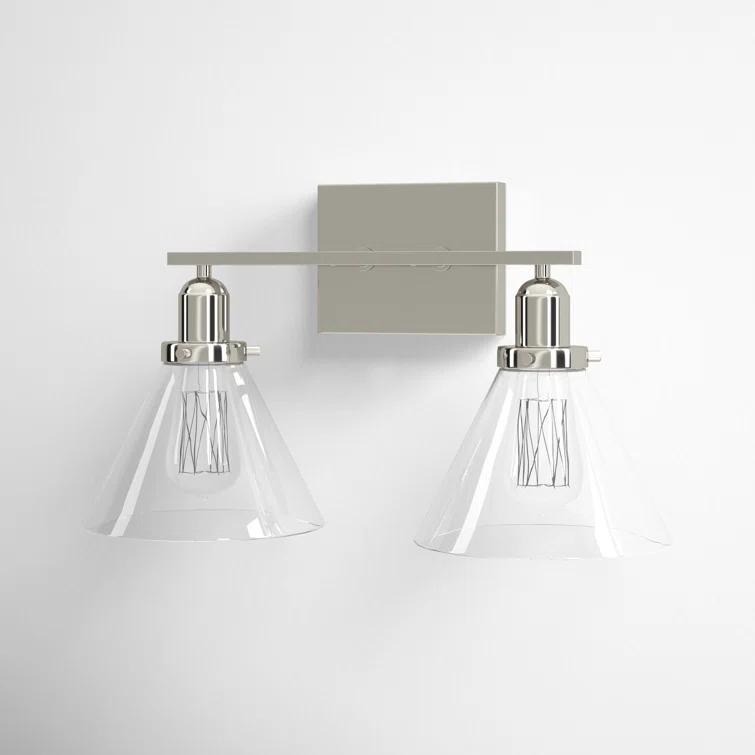 Catalina 2 Light Transparent Dimmable Vanity Light
