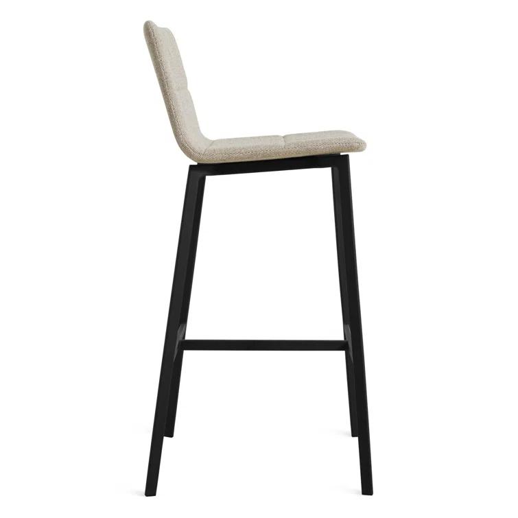 Blu Dot Between Us Upholstered Counter Stool with Metal Frame