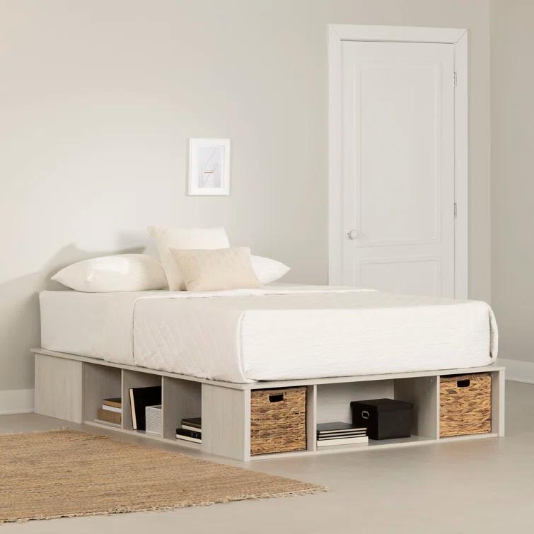 South Shore Prairie Storage Bed With Baskets