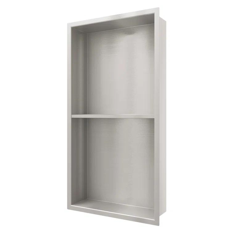 Hypertaire Double Layer Recessed Shower Niche No Tile Needed