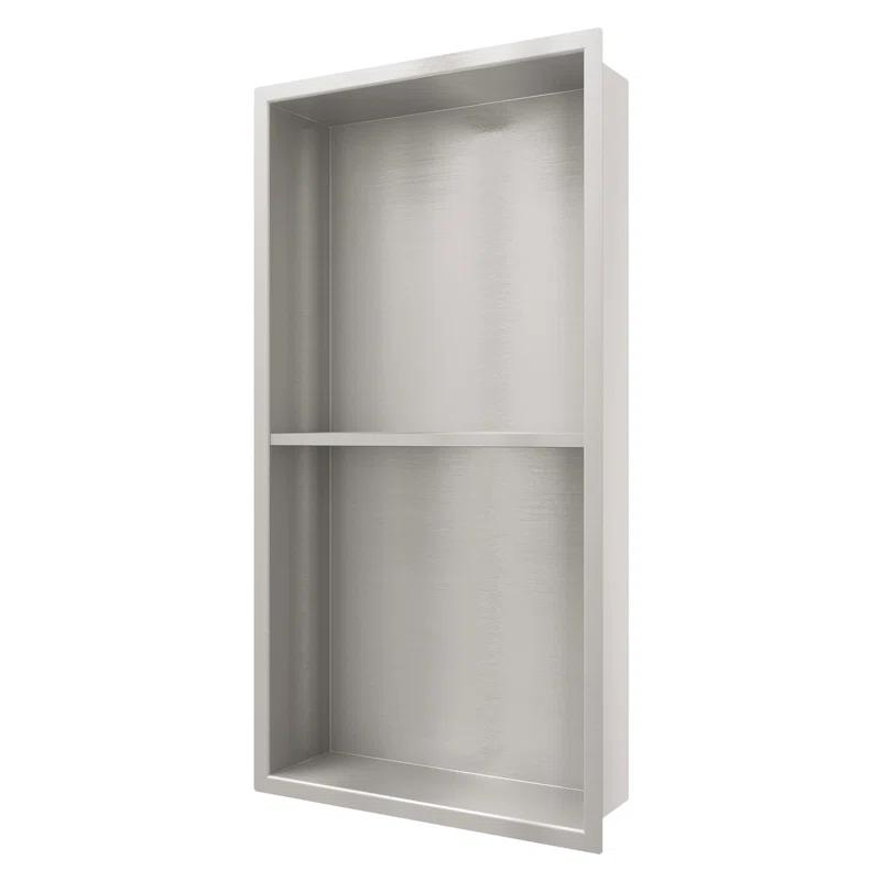 Double Layer Recessed Shower Niche No Tile Needed