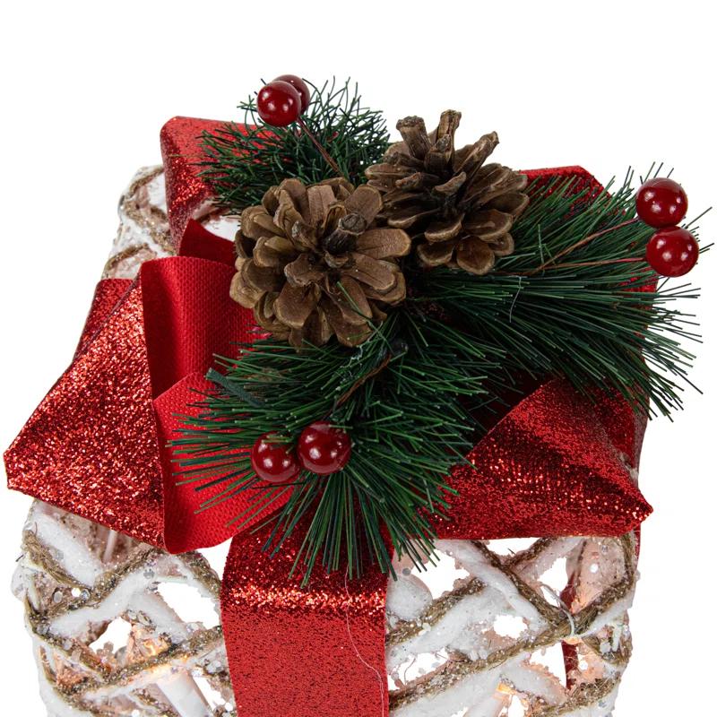 Northlight Seasonal 3 Piece Christmas Gift Box