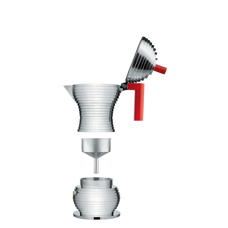 Alessi Pulcina Espresso Coffee Maker MDL02/3 R