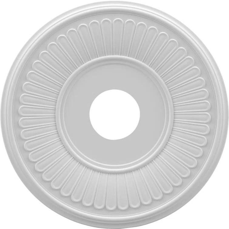 Ekena Millwork Berkshire Thermoformed PVC Ceiling Medallion CMP19BE