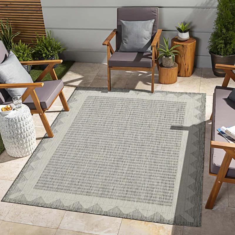 Bungalow Rose Indoor/Outdoor Area Rug, Area Rug For High Traffic Areas
