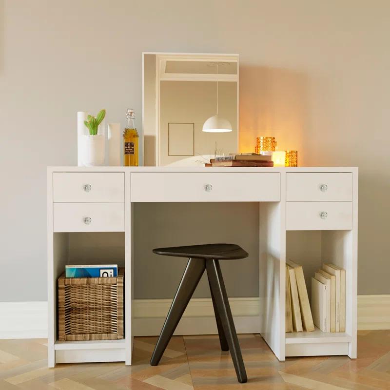 Boahaus LLC Boahaus Christina Large Modern Makeup Vanity Table