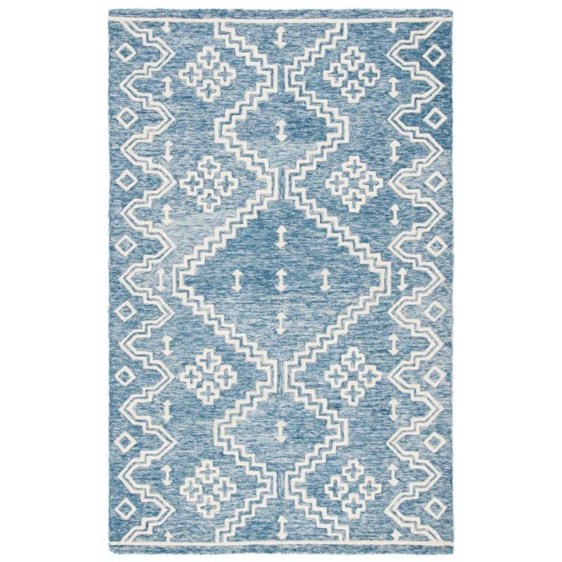 Union Rustic Abbey-Louise Hand Tufted Wool Southwestern Rug