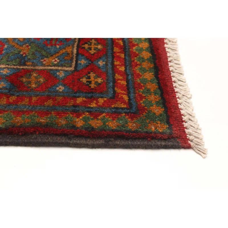 Bloomsbury Market One-of-a-kind Hand-knotted Kargahi Green 5'6" x 8'0" Wool Rug