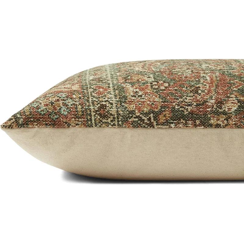 Angela Rose X Loloi Dawn Charcoal / Rust Pillow