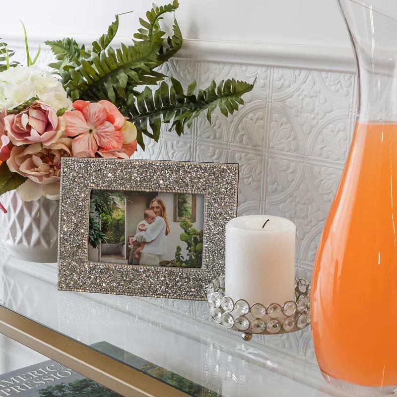Sparkles Home Luminous Picture Frame in Silver