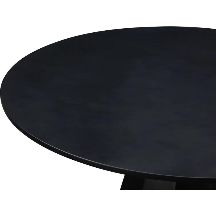 Aldora Concrete Round Outdoor Dining Table (47")