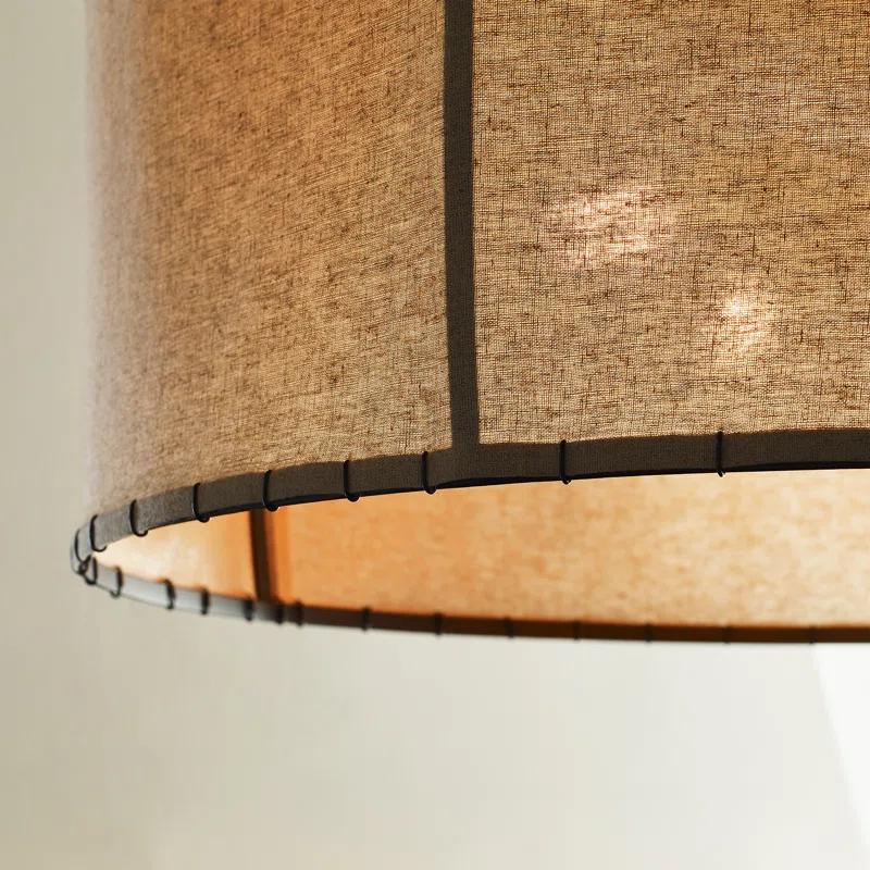 ED Ellen DeGeneres Dunne 4 - Light Aged Iron Drum Pendant