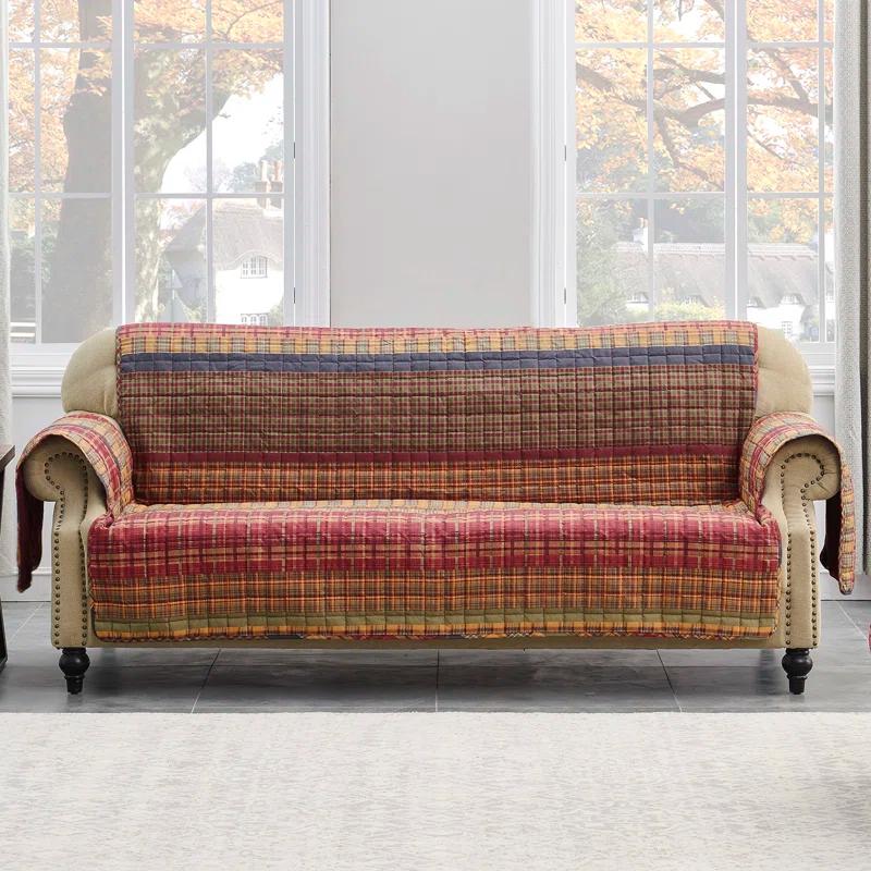 Durango Gold Rush Reversible Quilted Sofa Slipcover