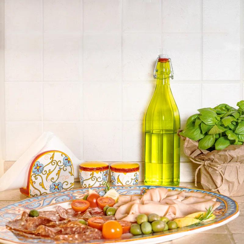 Euro Ceramica Duomo 18" Oval Platter