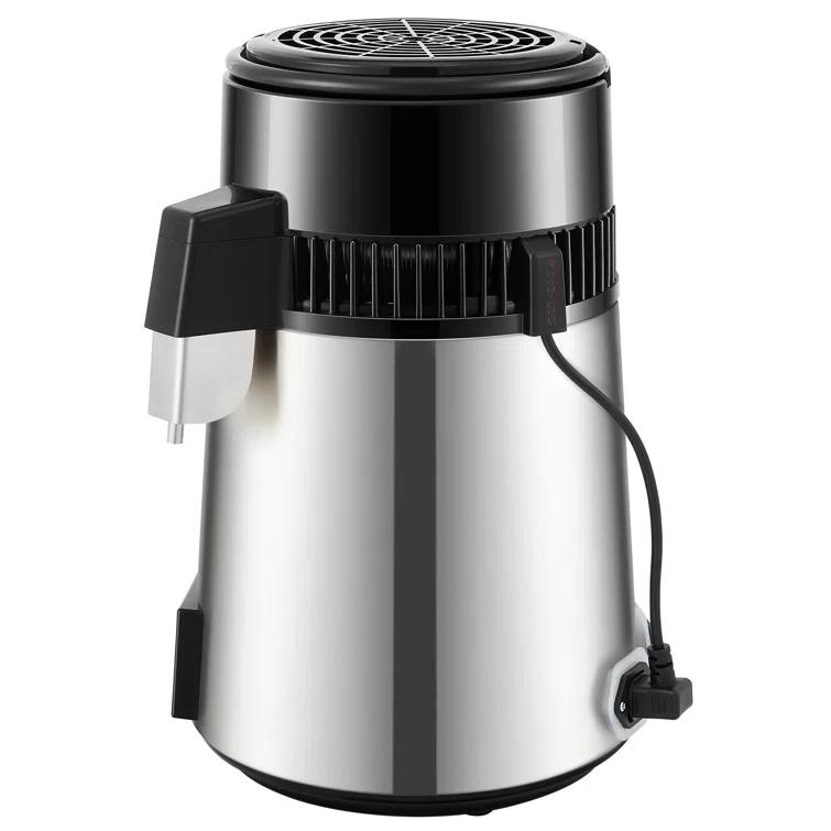 VEVOR VEVOR 1.1 Gallon Countertop Water Distiller, 0.4 Gal/H, 1750W Stainless Steel Distiller