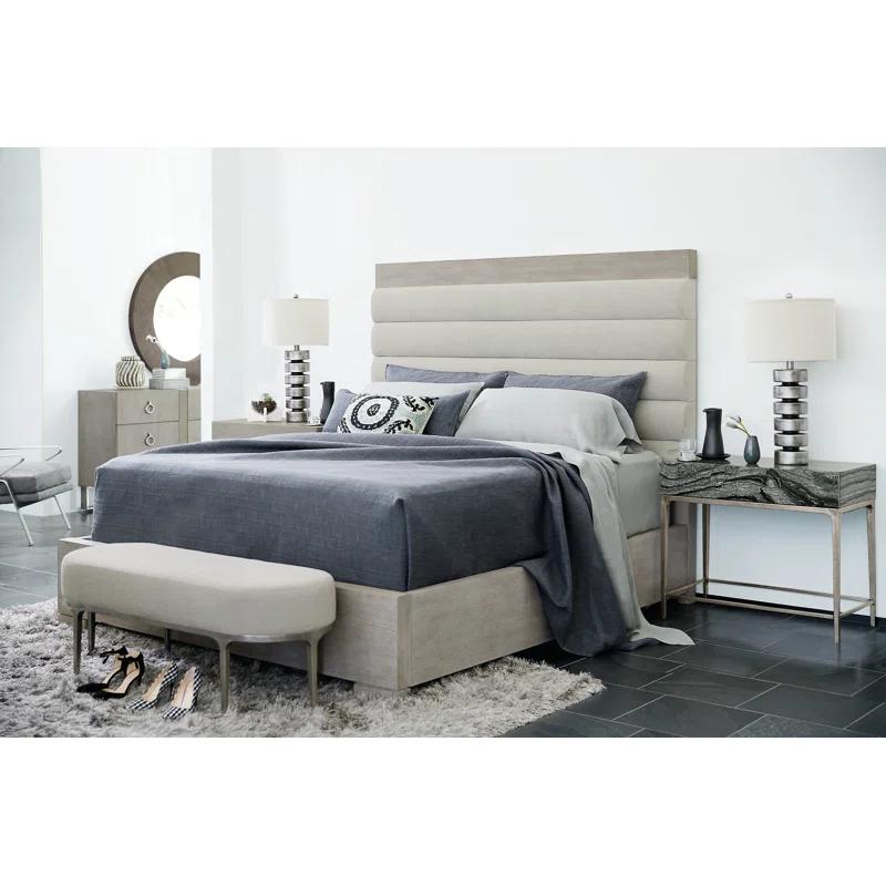 Linea Polyester Upholstered Bench