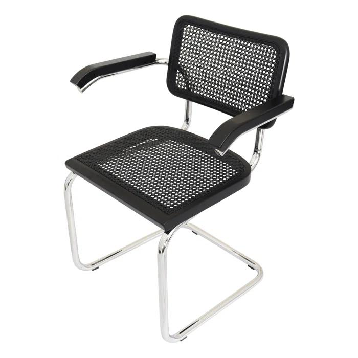 Breuer Chair Company Marcel Breuer Cesca Cane Cantilever Dining Armchair Arm Chair