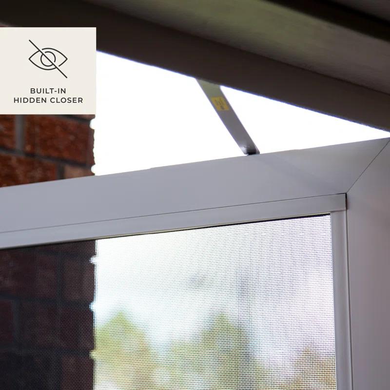 LARSON Platinum Interchangeable Full Glass Storm Door with Low-E (handle sold separately)