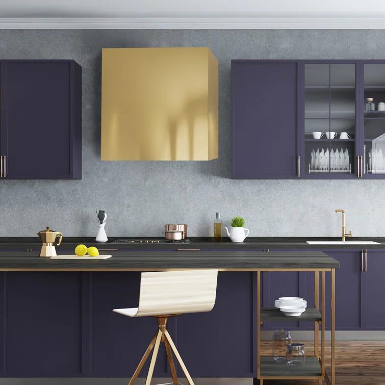 Akicon Akicon Stainless Steel 600 CFM Ducted (Vented) Wall Mounted Required Range Hood AK-HS30H-MG