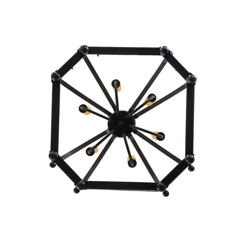 Citadel 6 - Light Blackwash Lantern Pendant
