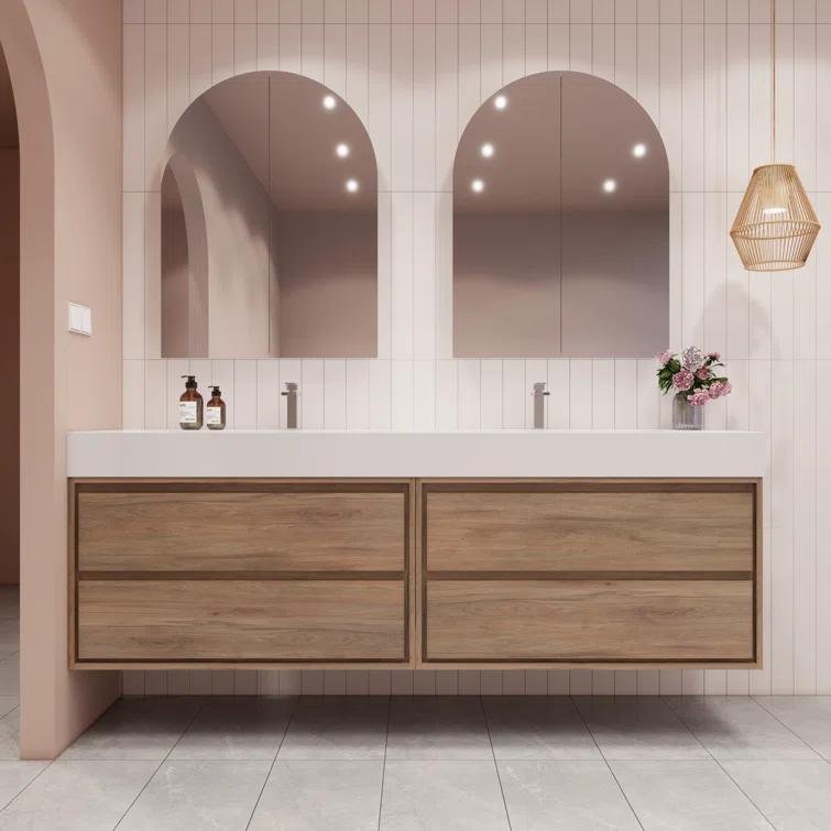 MEBO Victoria 41.7'' Single Bathroom Vanity with Acrylic Top