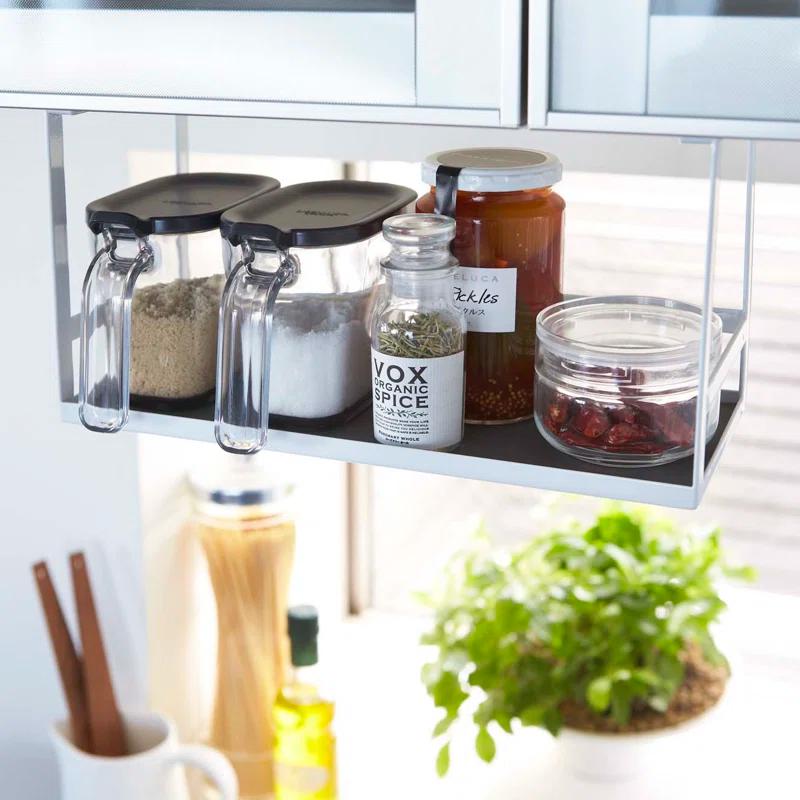 Yamazaki Home Yamazaki Home Under Shelf Spice Rack And Organizer For Kitchen Cabinets, Steel, Undershelf