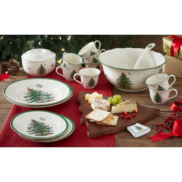 Spode Christmas Tree Bread & Butter Plate (Set of 4)