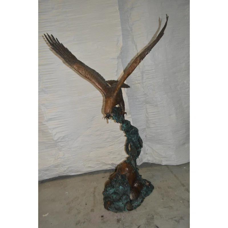 Nifao Statues Weather Resistant Metal Garden Statue