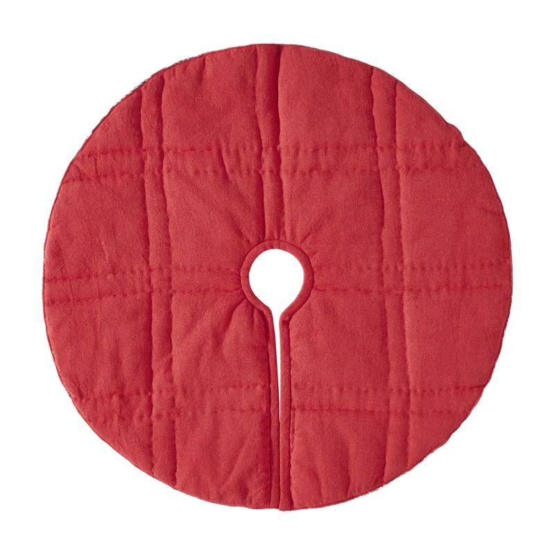 Plaid Cotton Tree Skirt