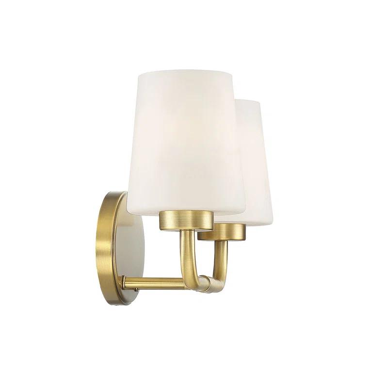 Fitz 2 Light Frosted Dimmable Vanity Light