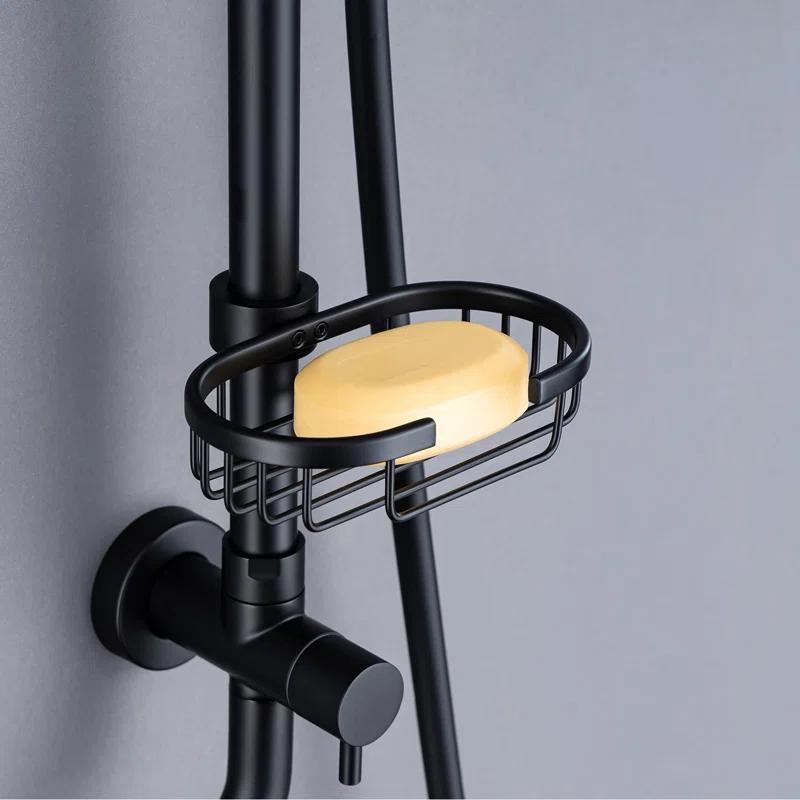 Rainlex Rainlex Rain Shower System Multi-function Hand Shower with  Slide Bar RX2001H