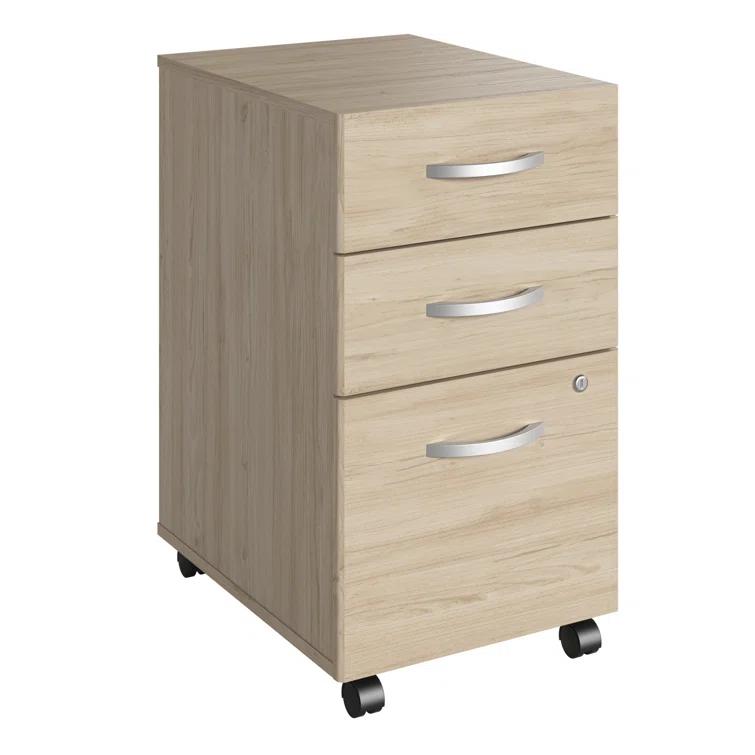 Bush Business Furniture Arrive 16'' Wide 3 -Drawer Mobile File Cabinet