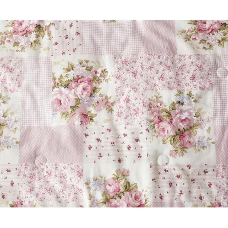Chezmoi Collection Cotton Ring Stitch Comforter Set