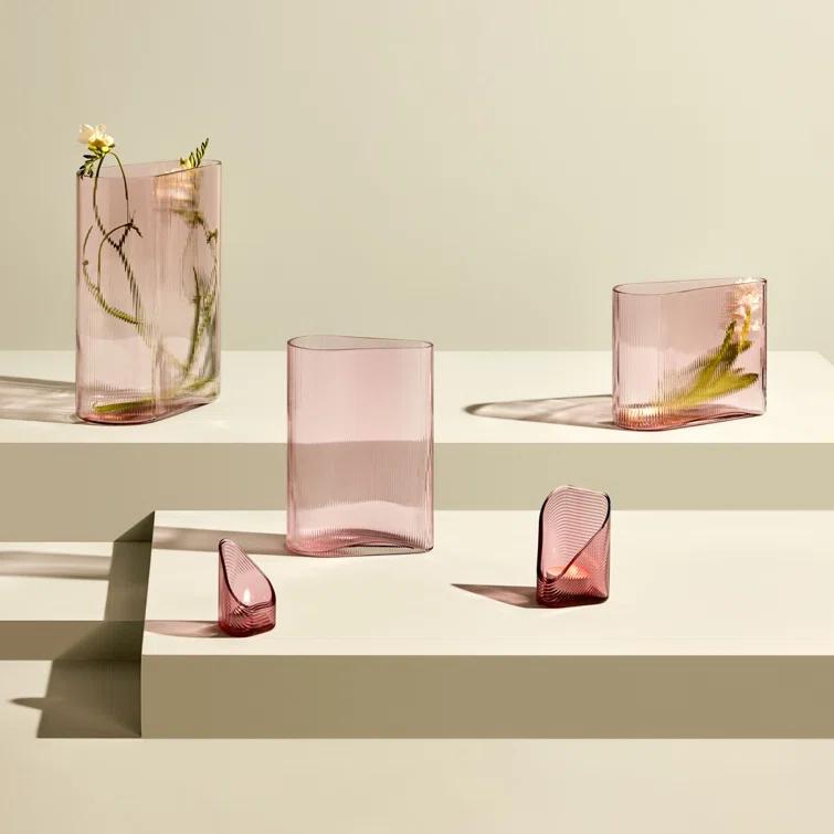 Mist Handmade Lead Free Crystal Table Vase