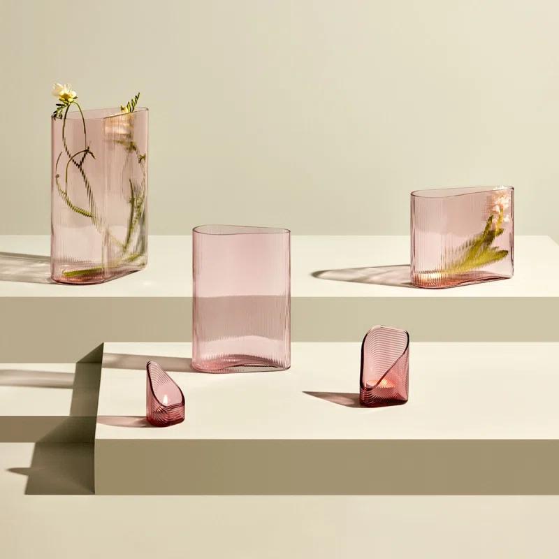 Mist Handmade Lead Free Crystal Table Vase