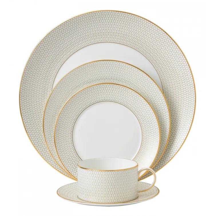 Wedgwood Gio Gold 5 Piece Place Setting & Reviews | Wayfair