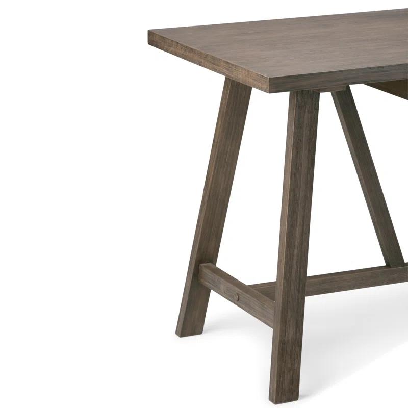Simpli Home Dylan Solid Wood Desk