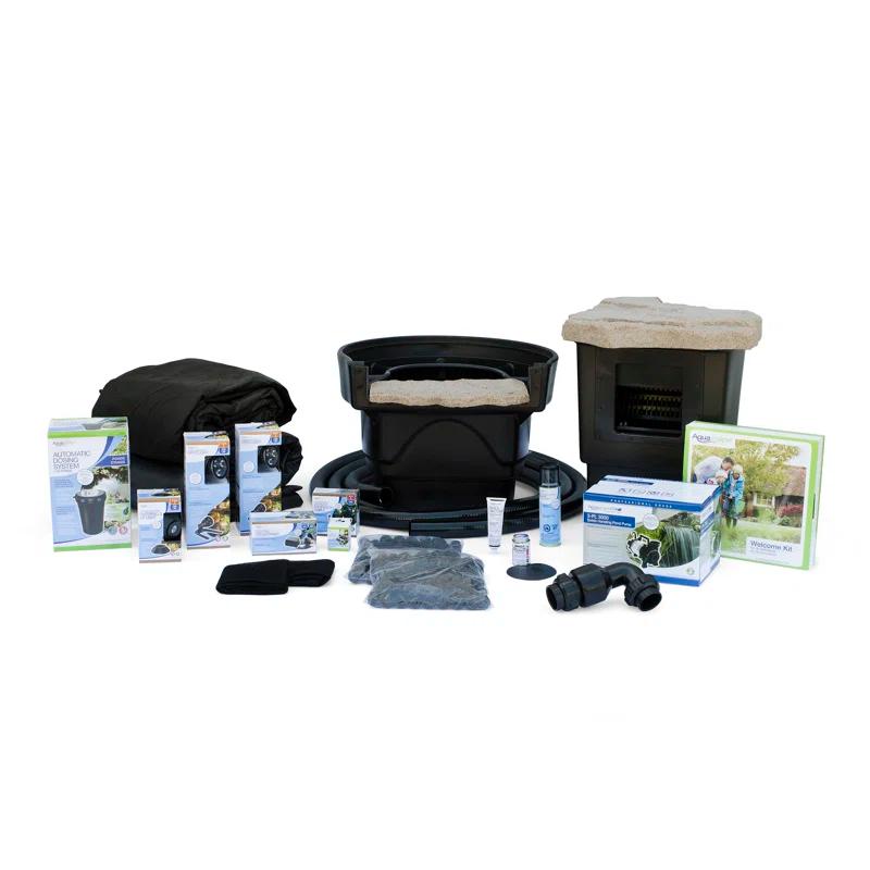 Medium Pond Kit 11' x 16' With 3-Pl 3000 Pond Pump