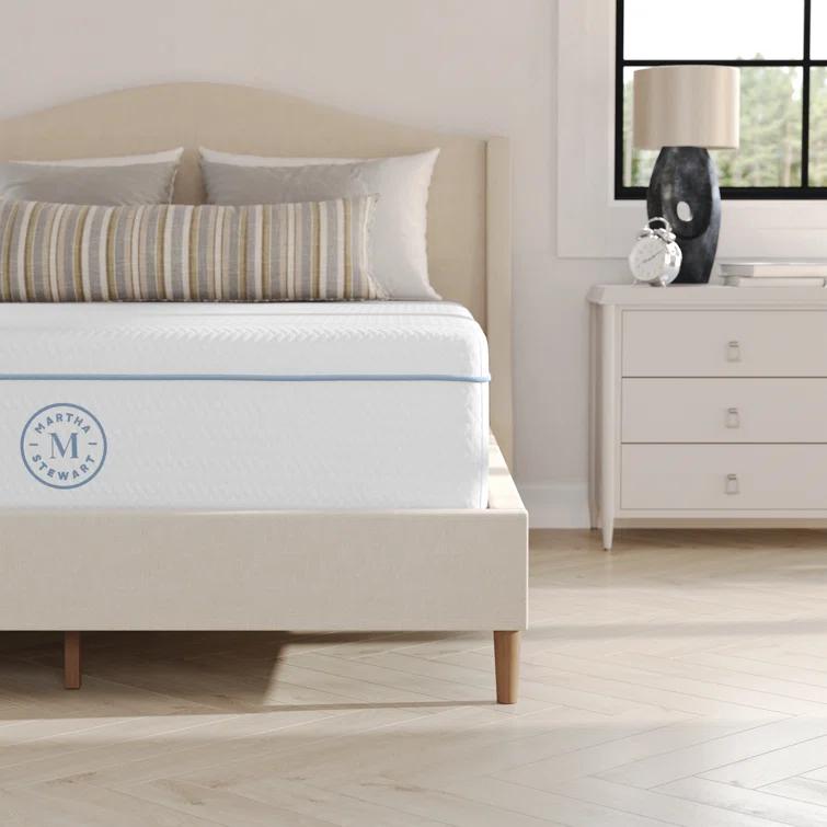 Martha Stewart Martha Stewart SleepComplete Medium Support Dual-Action Green Tea Cooling Memory Foam Mattress