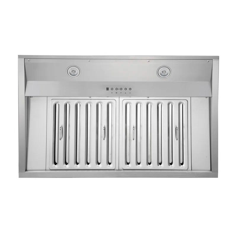 Kobe Range Hoods 36" Stainless Steel 1100 CFM Ducted (Vented) Insert Range Hood with Baffle Filter