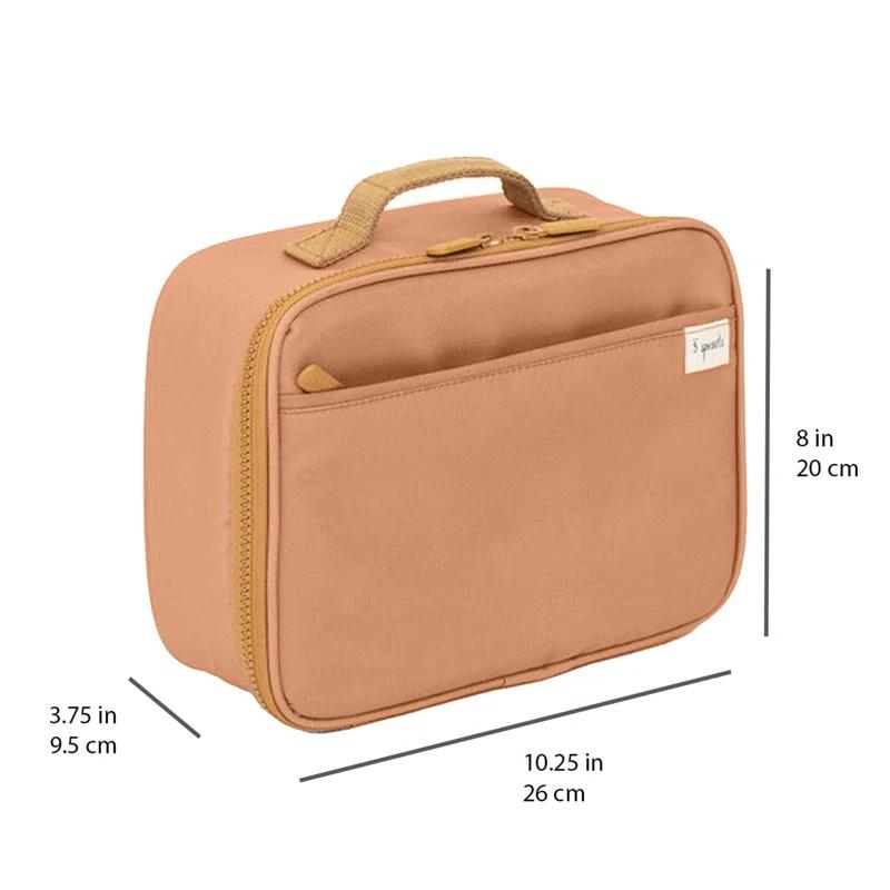 3 Sprouts - Recycled Fabric Insulated School Lunch Bag for Kids