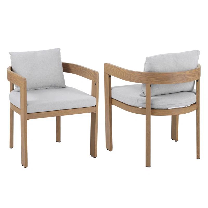 Wade Logan® Jerry Aluminum Dining Chairs (Set of 2)