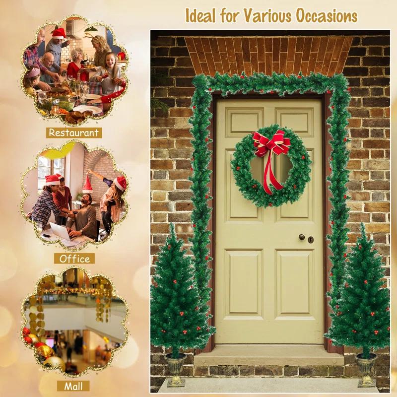 The Holiday Aisle® 4' Lighted Christmas Tree