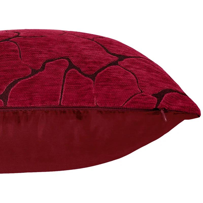 Violet Linen Milano Embroidered Throw Pillow