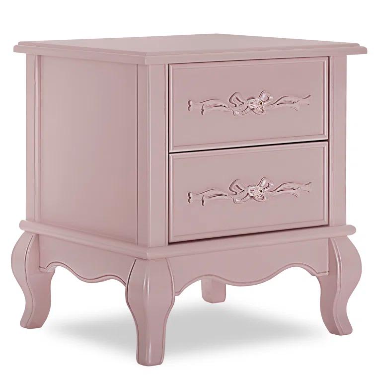 Evolur Aurora 2 Drawer Nightstand & Reviews | Wayfair