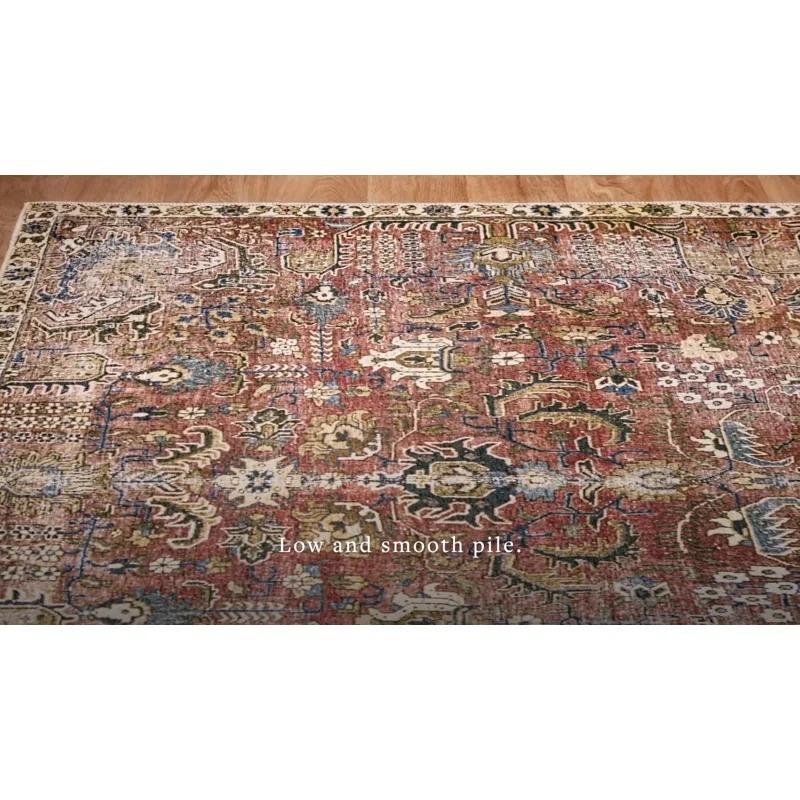 Chris Loves Julia x Loloi Jules Oriental Merlot Rug