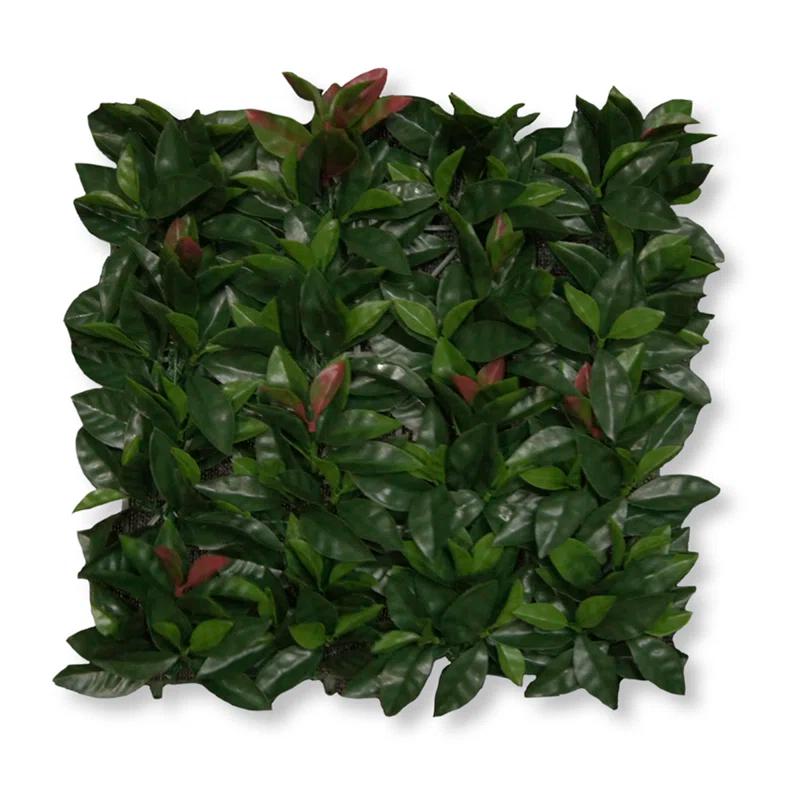 GreenSmart Dekor Artificial Leaf Laurel Polyethylene Screen Decorative Fence Panel (Set of 4)